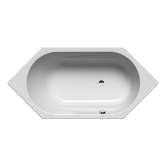 Kaldewei Badewanne Vaio 6 Sechseck 430x900x1900mm 145l Manhattan m. ÜL, o. Antislip, GL, PEFF