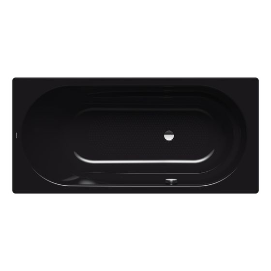 Kaldewei Badewanne Vaio rechteckig 430x800x1700mm 145l Schwarz m. Vollantislip, ÜL, o. GL., PEFF