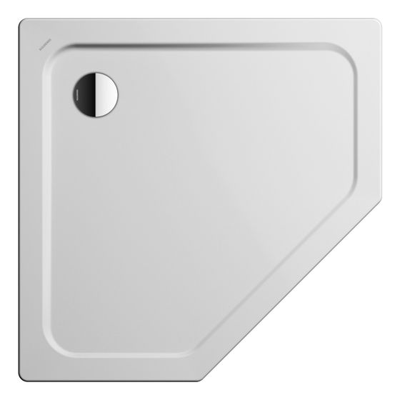 Kaldewei Duschwanne Cornezza Fünfeckig 32/65x900x900mm d. 90mm Manhattan, m. Wannenträger o. AS, PEFF