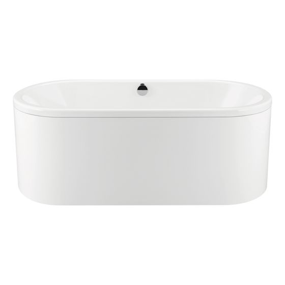 Kaldewei Badewanne Classic Duo oval 430x750x1700mm 124l Alpinweiß m. Antislip, ÜL, VKT, o. GL, PEFF, 291446380001