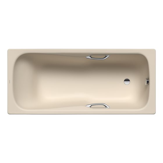 Kaldewei Badewanne Dyna Set Star rechteckig 430x800x1800mm 169l Warm Beige 20 m. GL, ÜL, o. Antislip, PEFF