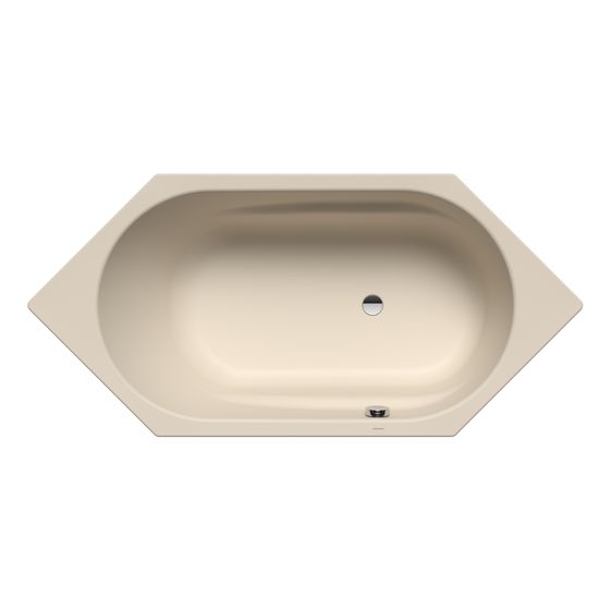 Kaldewei Badewanne Vaio 6 Sechseck 430x900x1900mm 145l Warm Beige 20 m. ÜL, o. Antislip, GL, PEFF
