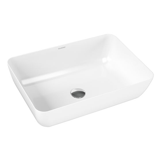 Kaldewei Schale Cayono rechteckig 151x355x520mm, Alpinweiß, ohne HL, ohne ÜL ohne Perl-Effekt