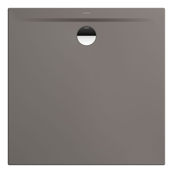 Kaldewei Duschwanne Superplan Zero Rechteckig 32/20x800x800mm d. 90mm Warm Grey 70/Grau, m. SP, Wt. extrafl. o. PEFF, AD
