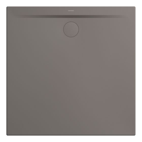 Kaldewei Duschwanne Superplan Zero Rechteckig 32/20x700x700mm d. 90mm Warm Grey 70/Grau, m. PEFF o. AS, AD, Wt.