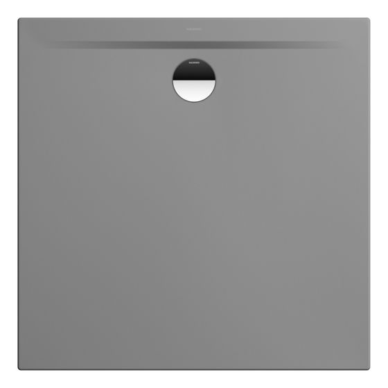 Kaldewei Duschwanne Superplan Zero Rechteckig 32/20x700x700mm d. 90mm Cool Grey 40/Grau, m. SP o. PEFF, AD, Wt.