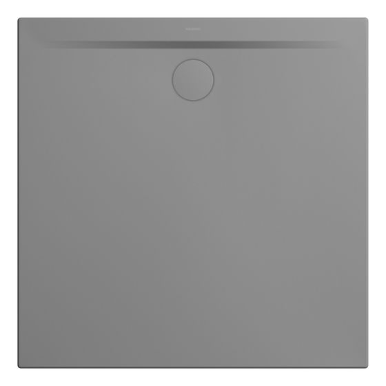 Kaldewei Duschwanne Superplan Zero Rechteckig 32/20x1200x1200mm d. 90mm Cool Grey 40/Grau, m. SP, Wt. extrafl. o. PEFF, AD