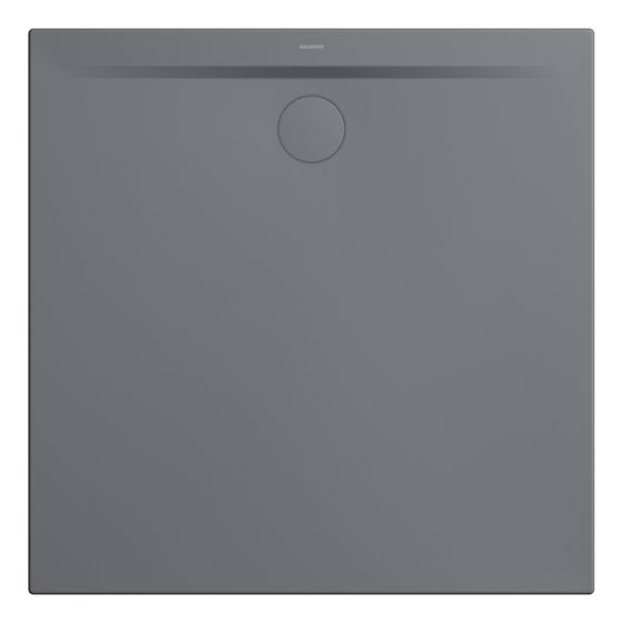 Kaldewei Duschwanne Superplan Zero Rechteckig 32/20x800x800mm d. 90mm Cool Grey 70/Grau, m. PEFF o. AS, AD, Wt.