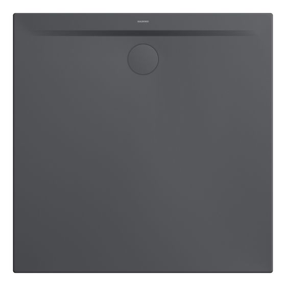 Kaldewei Duschwanne Superplan Zero Rechteckig 32/20x1200x1200mm d. 90mm Cool Grey 80/Grau, m. PEFF, Wt. extrafl. o. AS, AD