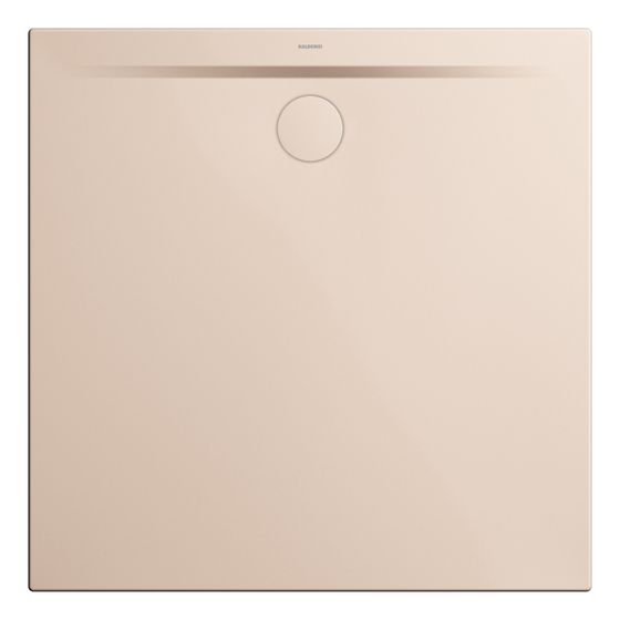 Kaldewei Duschwanne Superplan Zero Rechteckig 32/20x1100x1100mm d. 90mm Bahamabeige/Beige, m. PEFF o. AS, AD, Wt.