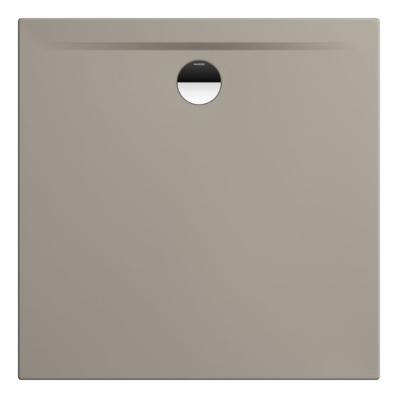 Kaldewei Duschwanne Superplan Zero Rechteckig 32/20x700x700mm d. 90mm Warm Grey 50/Grau, m. PEFF o. AS, AD, Wt.