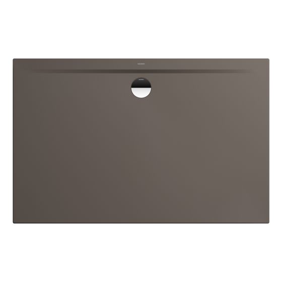 Kaldewei Duschwanne Superplan Zero Rechteckig 32/20x1400x750mm d. 90mm Warm Grey 80/Grau, m. PEFF o. AS, AD, Wt.