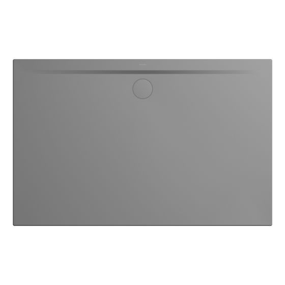 Kaldewei Duschwanne Superplan Zero Rechteckig 32/20x1300x1000mm d. 90mm Cool Grey 40/Grau, m. SP o. PEFF, AD, Wt.