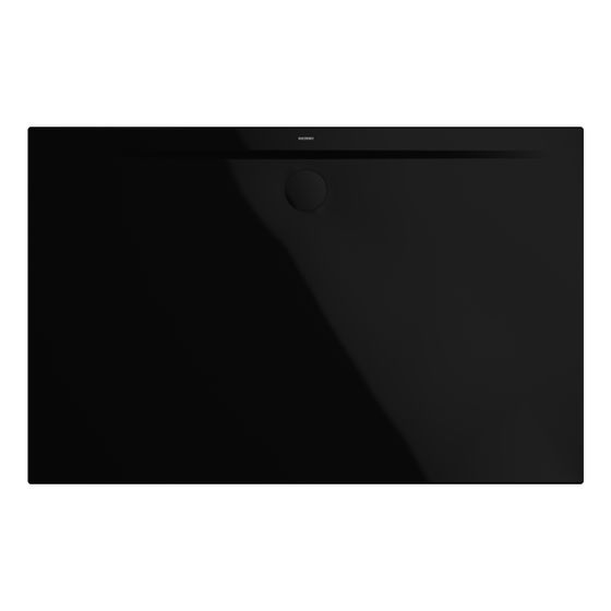 Kaldewei Duschwanne Superplan Zero Rechteckig 32/20x1400x800mm d. 90mm Schwarz/Schwarz, m. Wt. extrafl. o. AS, PEFF, AD