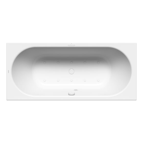 Kaldewei Badewanne Classic Duo Whirl Soul rechteckig 430x750x1700mm Rechts 122l Alpinweiß Matt/Alpwe.M. m. ÜL, o. GL, PEFF