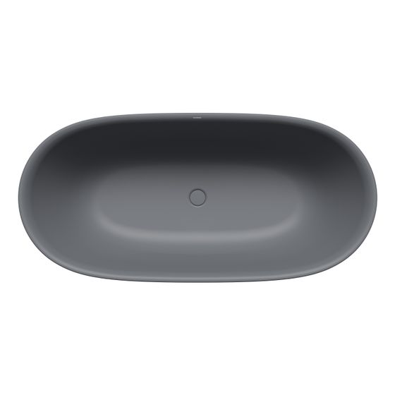Kaldewei Badewanne Oyo Duo oval 439x770x1630mm 148l Cool Grey 70 m. Garn.KA4035, o. Antislip, GL, ÜL, PEFF