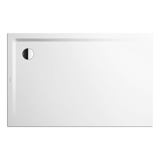 Kaldewei Duschwanne Superplan Rechteckig 32/25x900x700mm d. 90mm Alpinweiß/Weiß, m. IG o. PEFF, Wannenträger