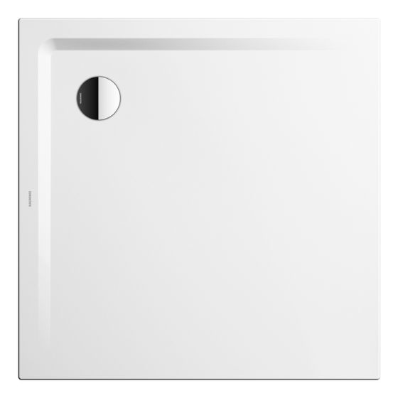 Kaldewei Duschwanne Superplan Rechteckig 32/25x1200x1200mm d. 90mm Alpinweiß/Weiß, m. Wannenträger o. AS, PEFF