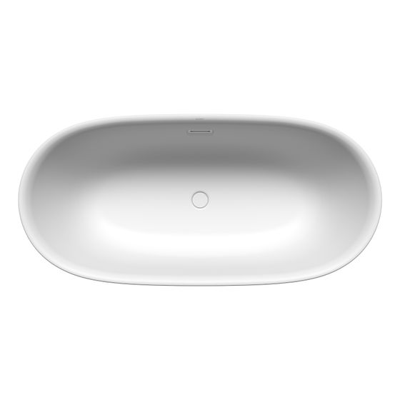 Kaldewei Badewanne Oyo Duo oval 439x770x1630mm 148l Alpinweiß m. ÜL, Garn.KA4032, o. Antislip, GL, PEFF