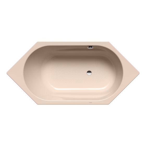 Kaldewei Badewanne Vaio 6 Sechseck 430x900x1900mm 145l Bahamabeige m. Vollantislip, S-ÜL, o. GL, PEFF