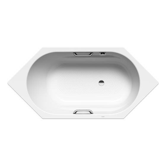Kaldewei Badewanne Vaio 6 Star Sechseck 430x900x1900mm 145l Alpinweiß m. Vollantislip, GL, S-ÜL, o. PEFF