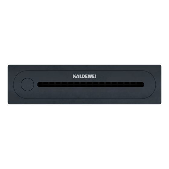 Kaldewei Duschablauf Flowpoint Zero 233x60mm, Mattschwarz 100