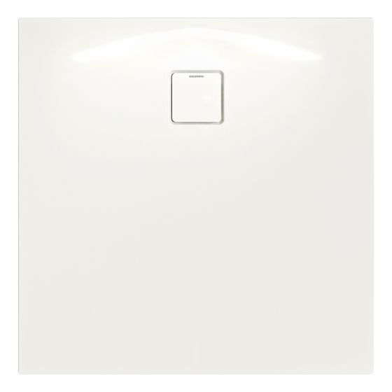 Kaldewei Duschwanne Aluvia Rechteckig 32/20x1200x1200mm d. 90mm Alpinweiß/Weiß, mit Invisible Grip