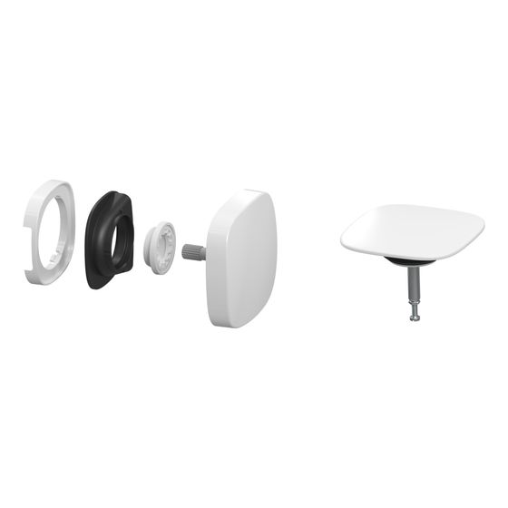 Kaldewei Feinbauset SQLP KA4119, Alpinweiß
