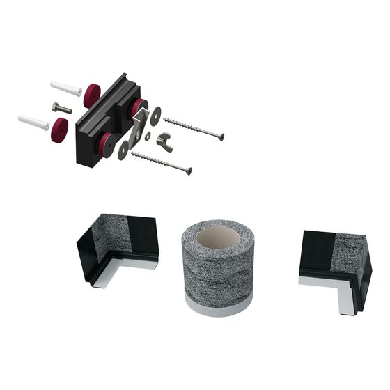 Kaldewei Wand-Installations-Set 5011, flacher Rand