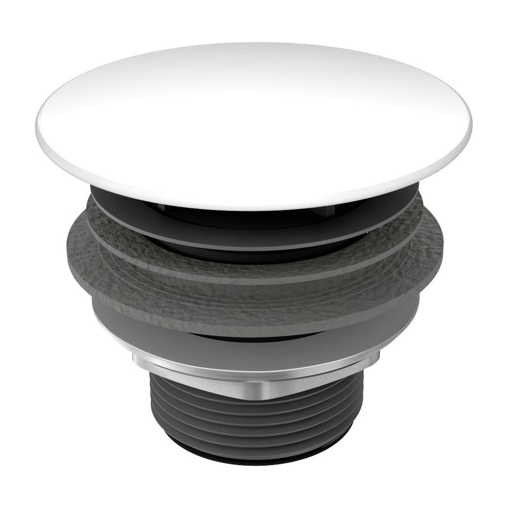 Kaldewei Permanentablaufventil Modell 3904 mit Deckel emailliert, rund, Alpinwei... KALDEWEI-905800000001 4001112983874 (Abb. 2)