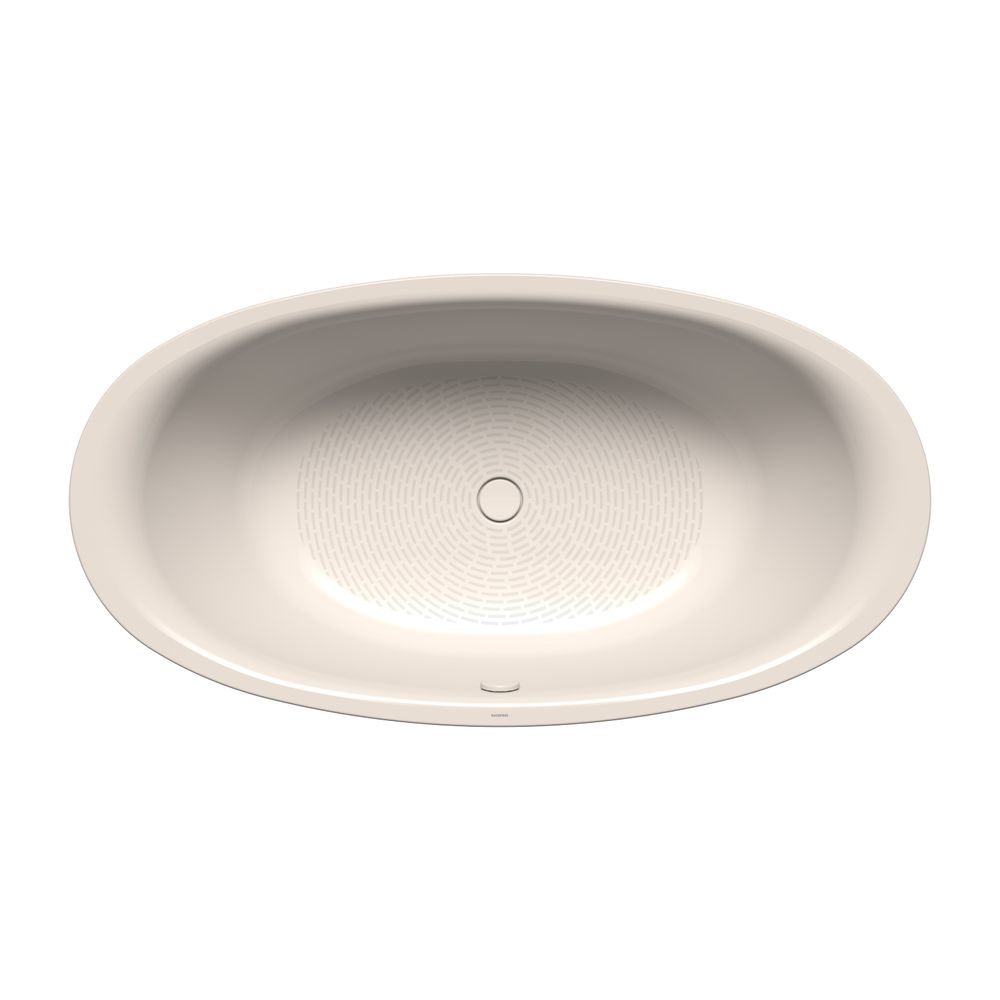 Kaldewei Badewanne Ellipso Duo oval 465x1000x1900mm 214l Pergamon m. Vollantisli... KALDEWEI-286210210231 4063727059337 (Abb. 2)