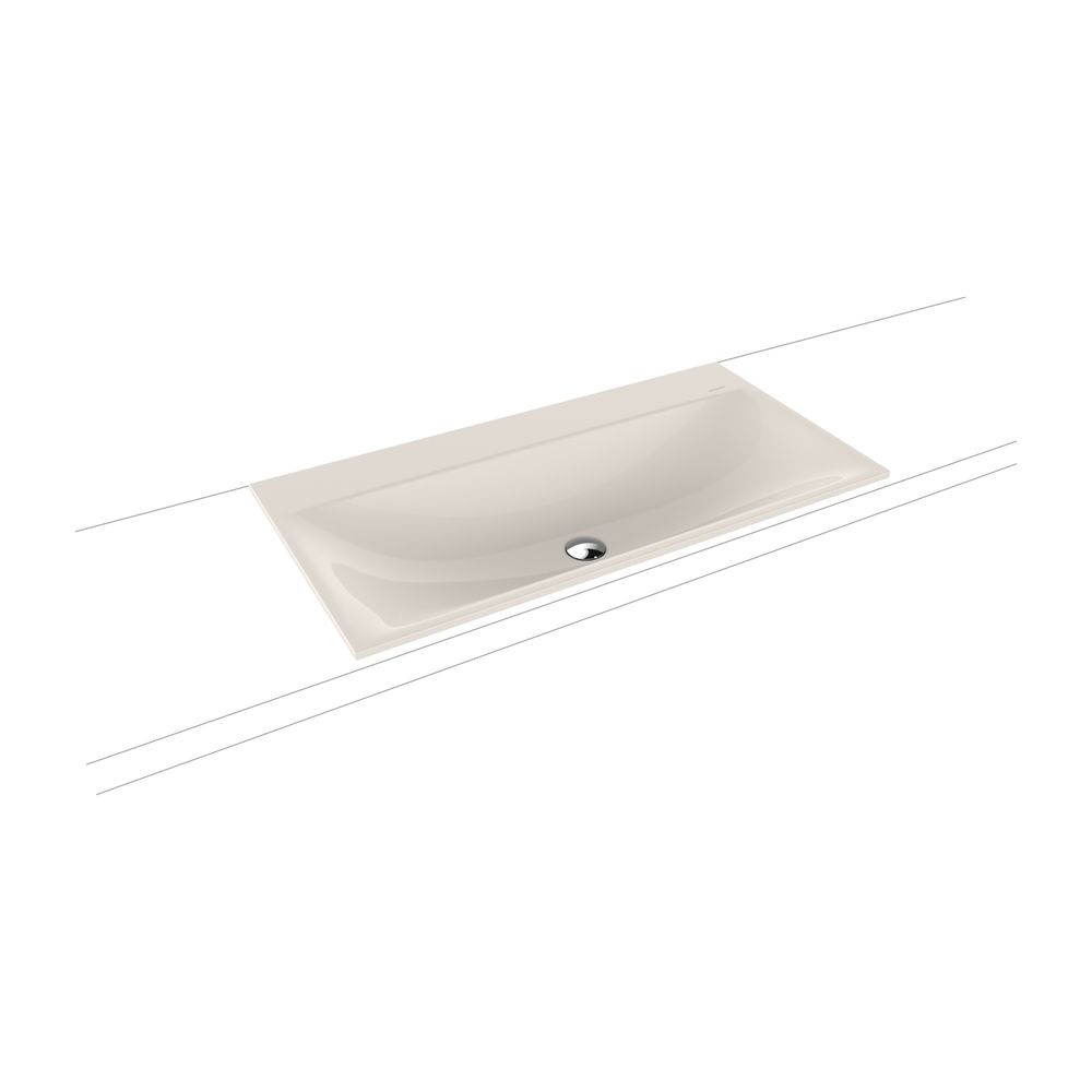 Kaldewei Einbauwaschtisch Silenio rechteckig 123x460x900mm, Pergamon, ohne HL, o... KALDEWEI-907806313231 4055761250184 (Abb. 2)