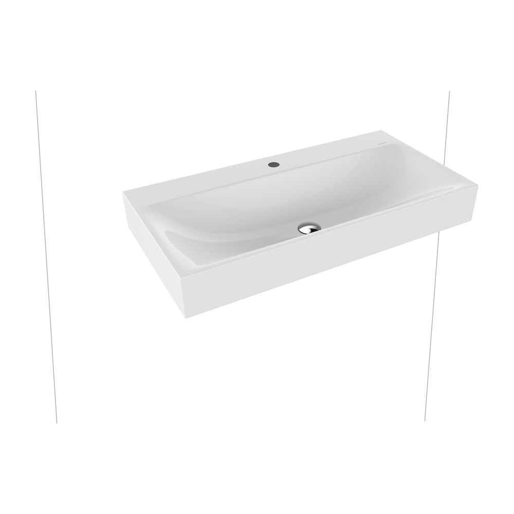 Kaldewei Wandwaschtisch Silenio rechteckig 123x460x900mm, Alpinweiß, 1 HL, ohne ... KALDEWEI-904406303001 4055761014991 (Abb. 2)