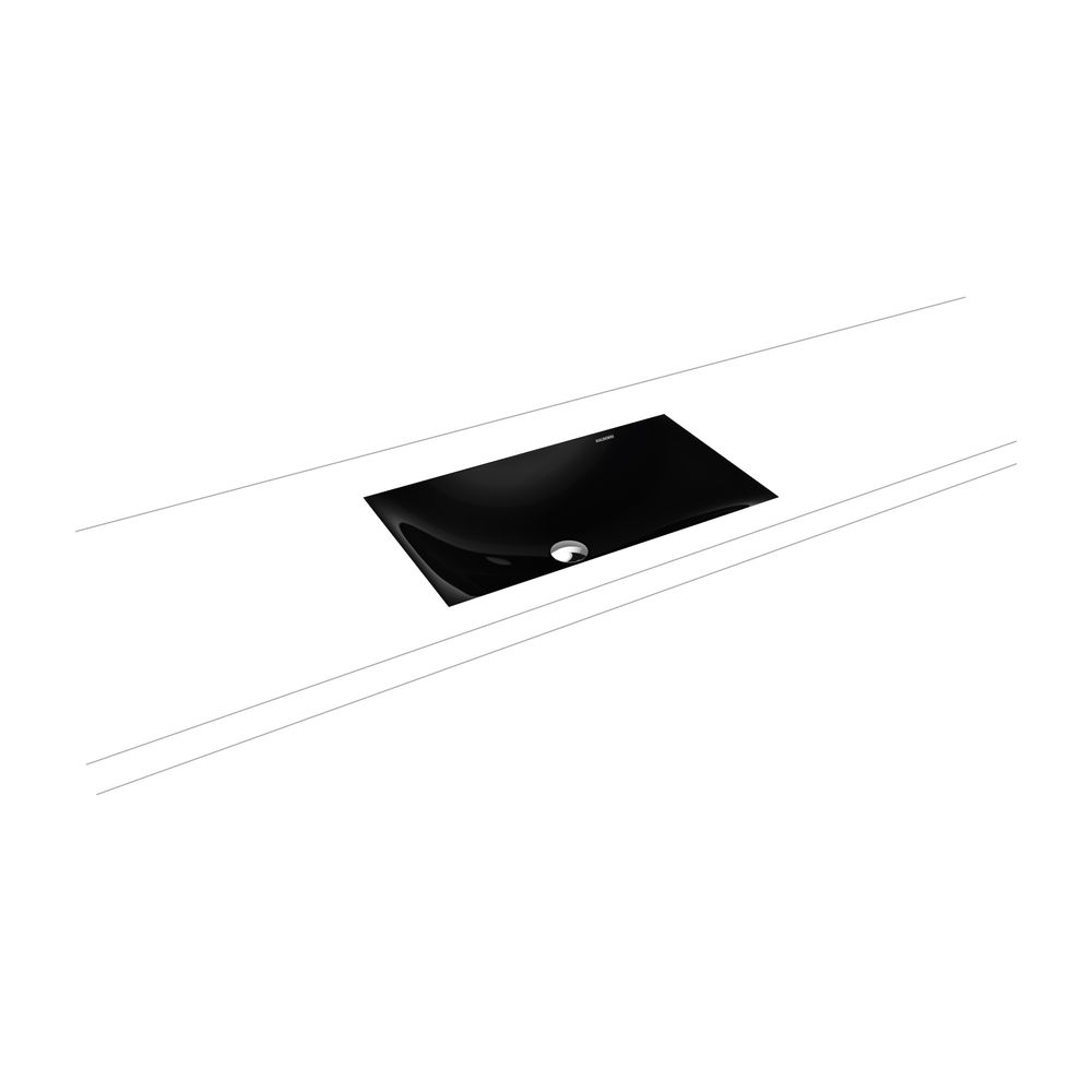 Kaldewei Unterbauwaschtisch Silenio rechteckig 123x391x634mm, Schwarz, ohne HL, ... KALDEWEI-906006313701 4055761190961 (Abb. 2)
