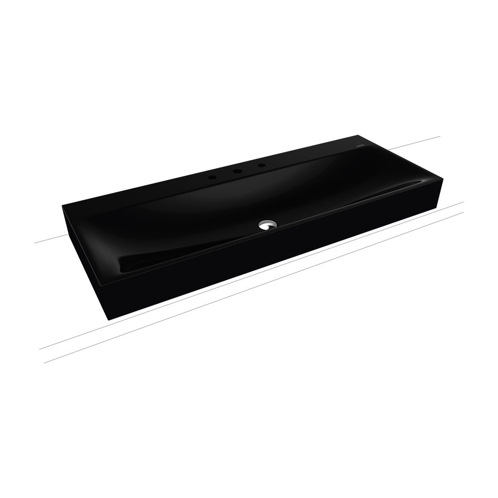 Kaldewei Aufsatz-Doppelwaschtisch Silenio rechteckig 123x460x1200mm Rh. 120mm, S... KALDEWEI-906406363701 4063728412049 (Abb. 2)