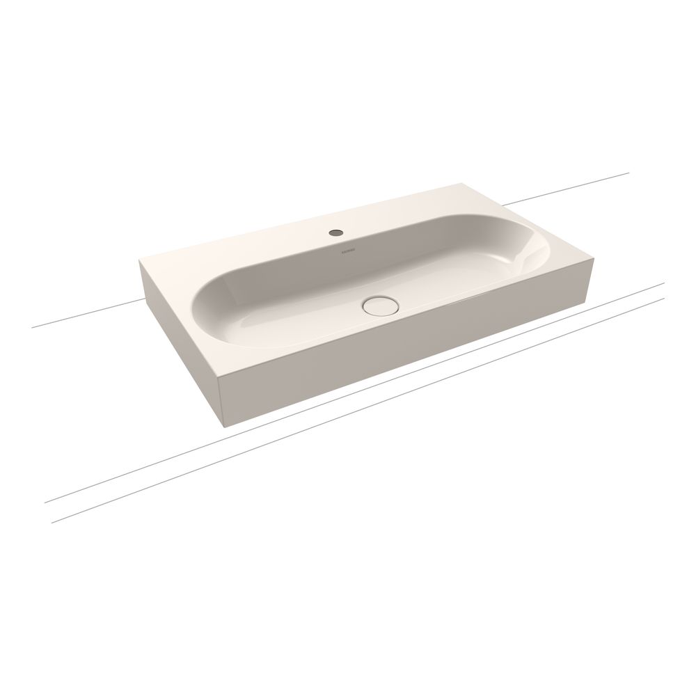 Kaldewei Aufsatzwaschtisch Centro rechteckig 120x500x900mm Rh. 120mm, Pergamon, ... KALDEWEI-903106013231 4063727166059 (Abb. 1)