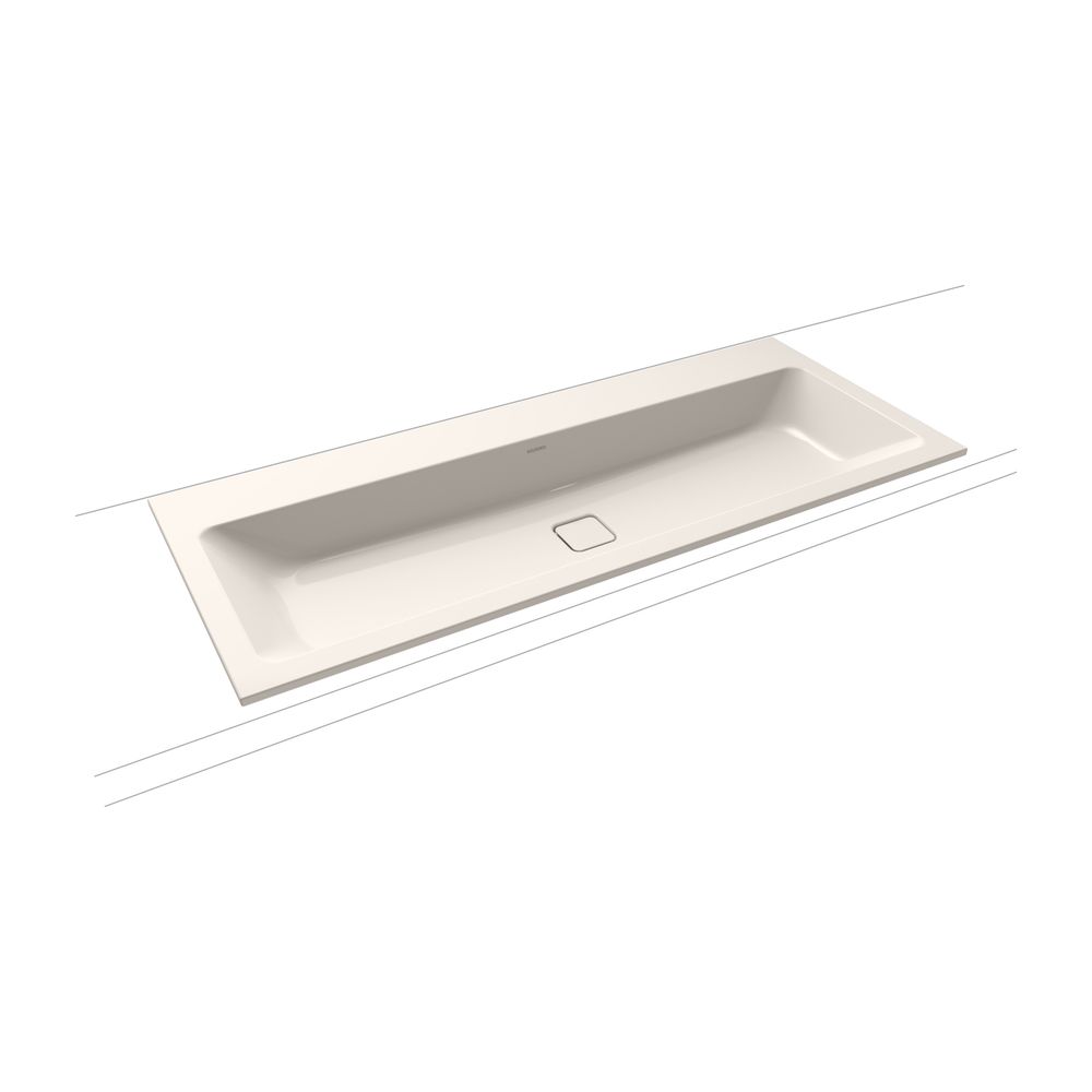 Kaldewei Einbauwaschtisch Cono rechteckig 112x500x1200mm, Pergamon, ohne HL, ohn... KALDEWEI-901806003231 4063727168282 (Abb. 2)