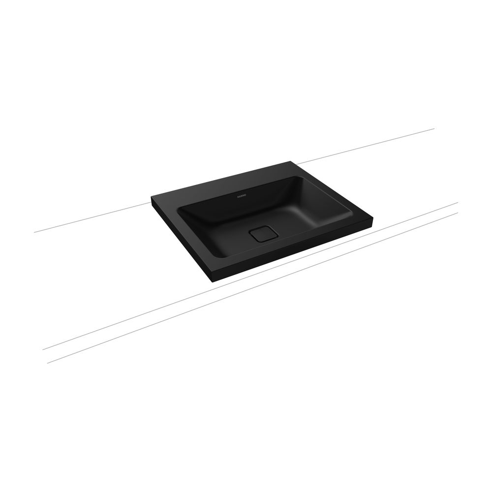 Kaldewei Aufsatzwaschtisch Cono rechteckig 112x500x600mm Rh. 40mm, Cool Grey 90,... KALDEWEI-901906003667 4063728001243 (Abb. 2)