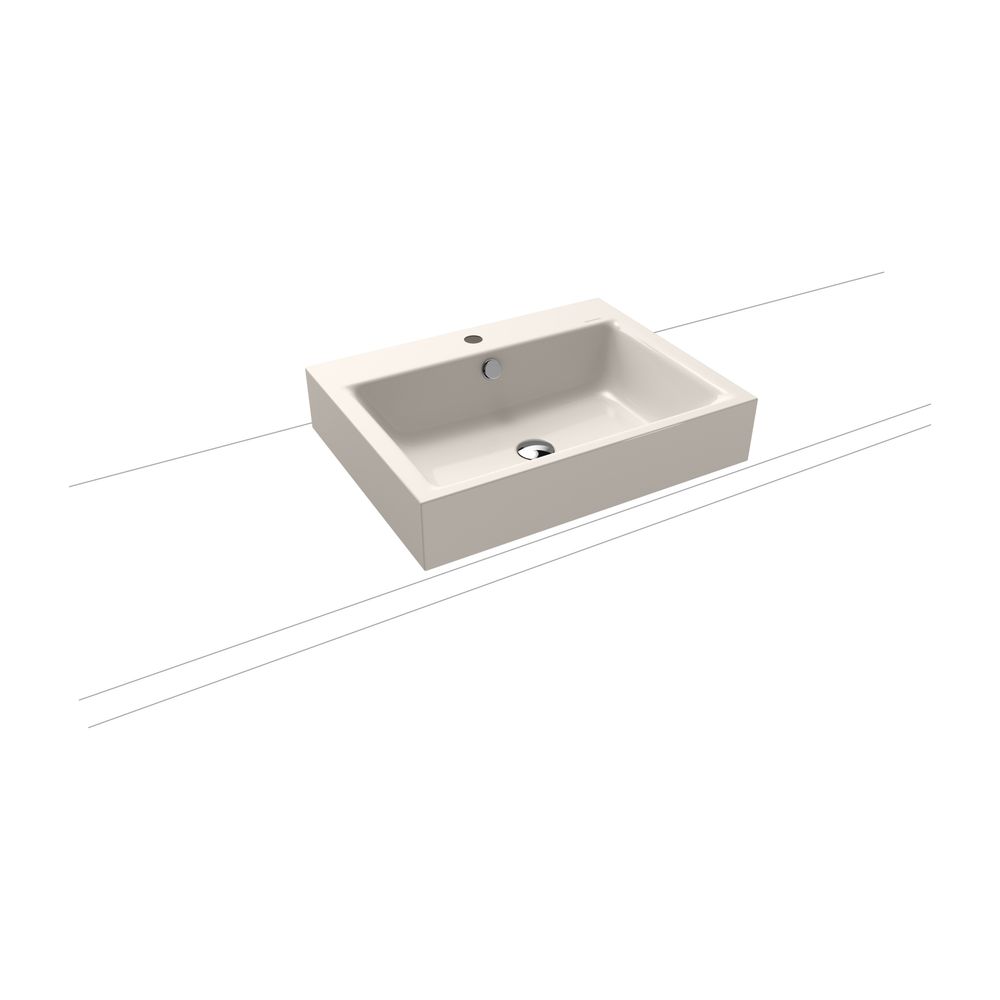 Kaldewei Aufsatzwaschtisch Puro rechteckig 125x460x600mm Rh. 120mm, Pergamon/Chr... KALDEWEI-900706013231 4055761115421 (Abb. 2)