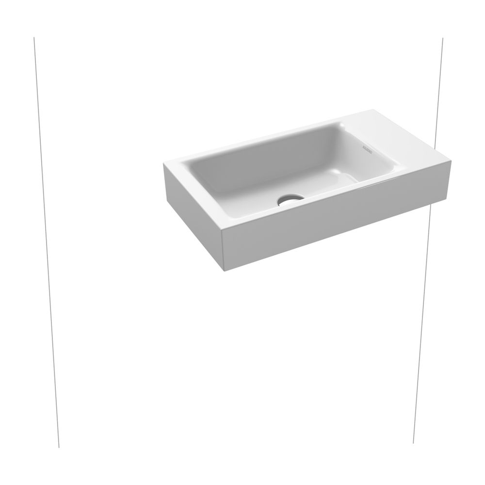 Kaldewei Wand-Handwaschtisch Puro rechteckig 105x300x550mm, Warm Beige 20, ohne ... KALDEWEI-901206313661 4063728865784 (Abb. 2)