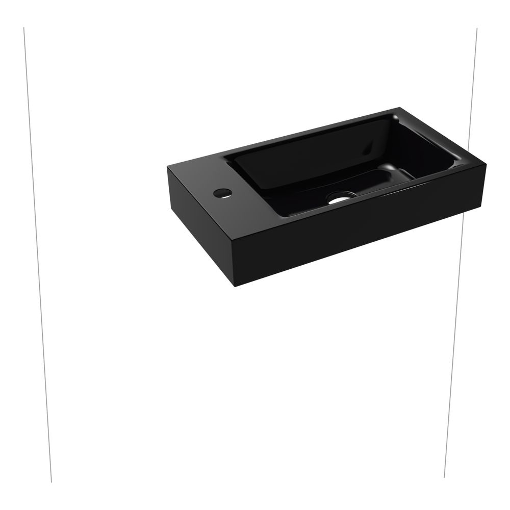 Kaldewei Aufsatz-Handwaschtisch Puro rechteckig 105x300x550mm, Schwarz, 1 HL, oh... KALDEWEI-906906013701 4055761098397 (Abb. 1)