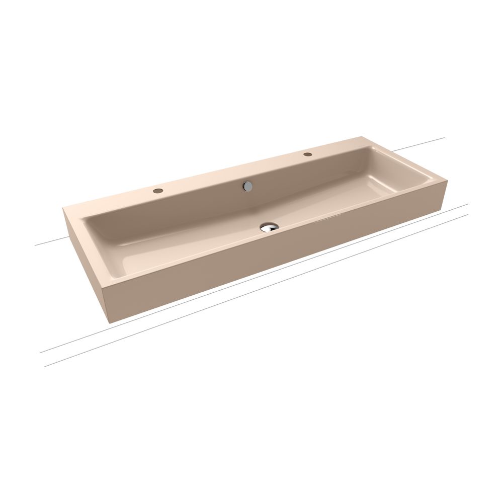 Kaldewei Aufsatz-Doppelwaschtisch Puro rechteckig 125x460x1200mm Rh. 120mm, Baha... KALDEWEI-907006043030 4063727454637 (Abb. 2)