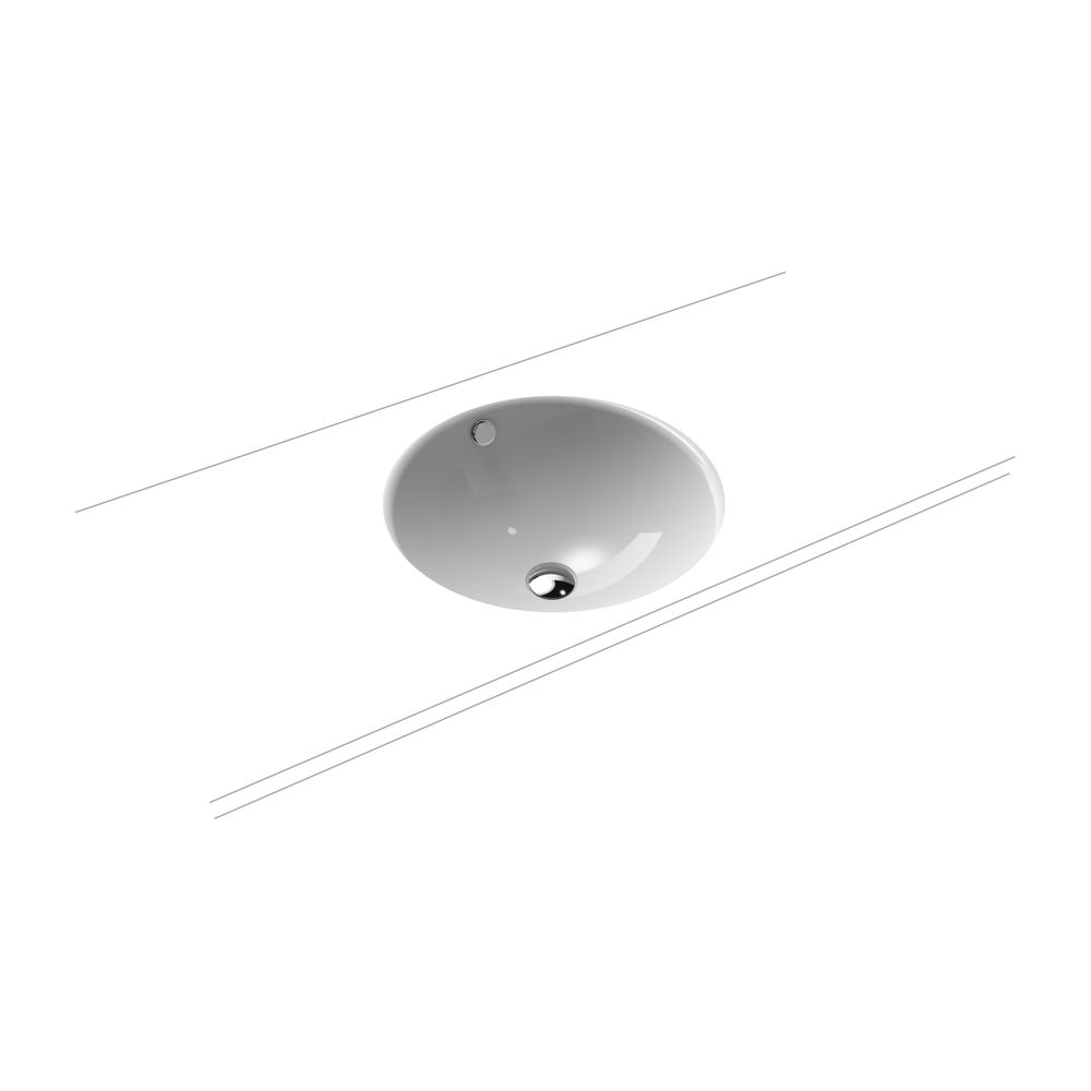 Kaldewei Unterbauwaschtisch Classic rund 157x491x491mm, Manhattan/Chrom, ohne HL... KALDEWEI-910006003199 4055761199711 (Abb. 2)