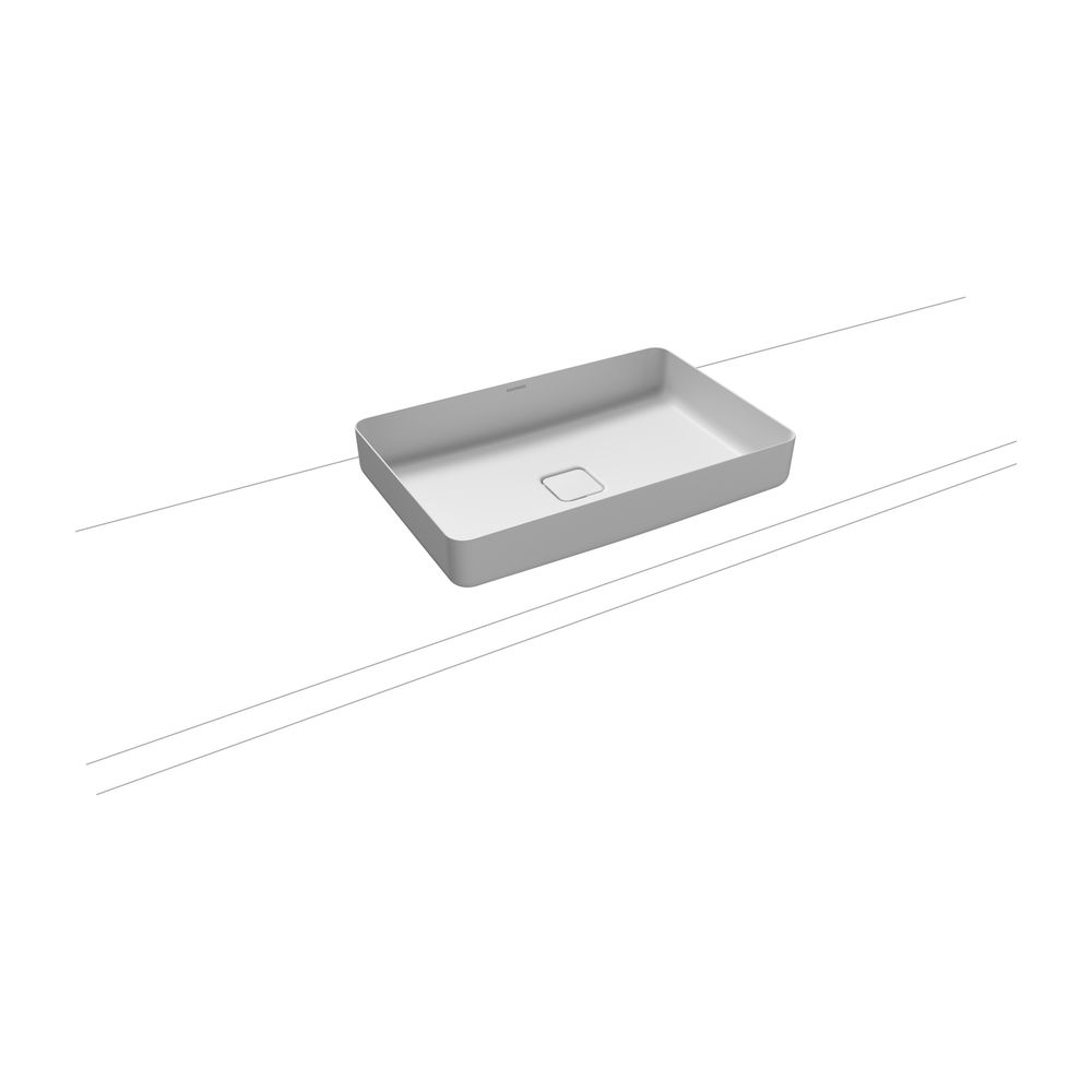 Kaldewei Schale Miena rechteckig 119x380x580mm, Alpinweiß Matt, ohne HL, ohne ÜL... KALDEWEI-909606003711 4055761093781 (Abb. 2)