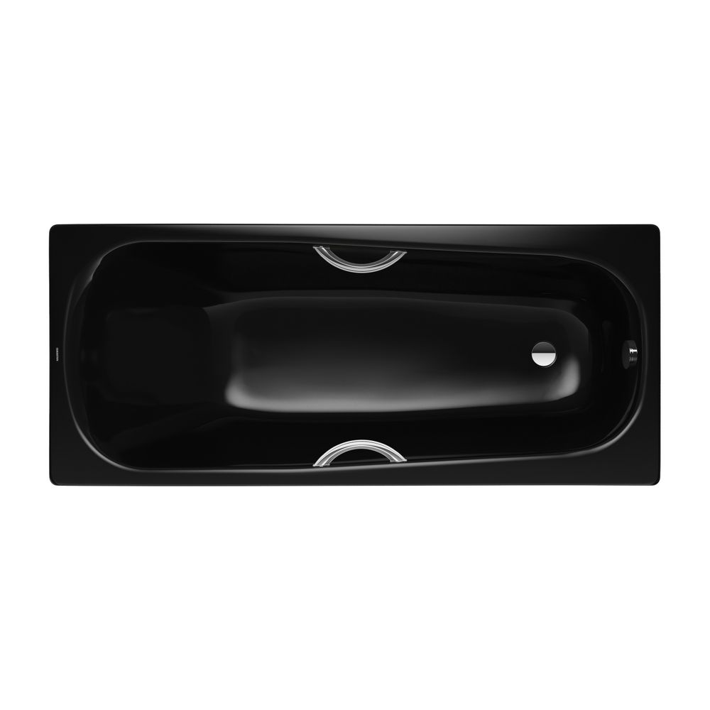 Kaldewei Badewanne Saniform Star rechteckig 430x750x1750mm 145l Schwarz m. GL, Ü... KALDEWEI-133800010701 4063727736757 (Abb. 2)