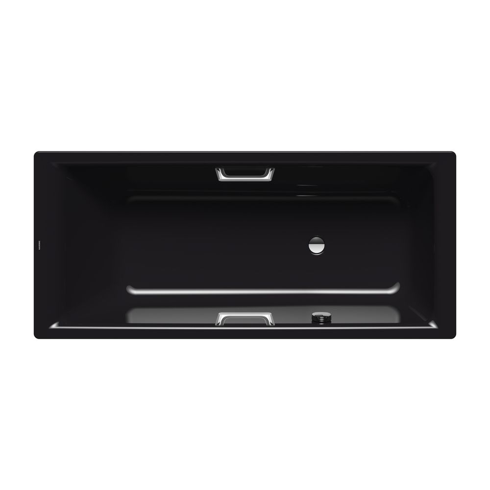 Kaldewei Badewanne Puro Star rechteckig 420x750x1700mm 137l Schwarz m. GL, seitl... KALDEWEI-255823000701 4063727077805 (Abb. 2)