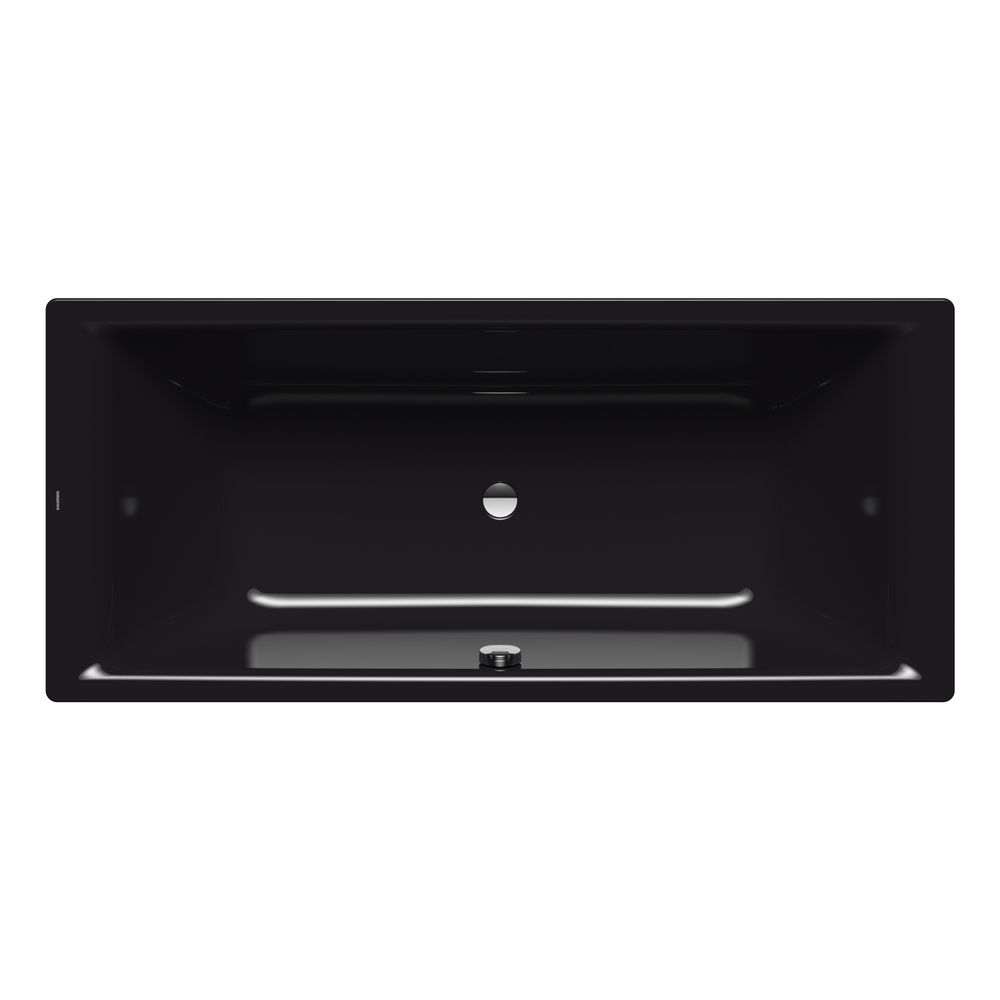 Kaldewei Badewanne Puro Duo rechteckig 420x800x1800mm 165l Schwarz m. ÜL, o. Ant... KALDEWEI-266400010701 4001112903636 (Abb. 1)