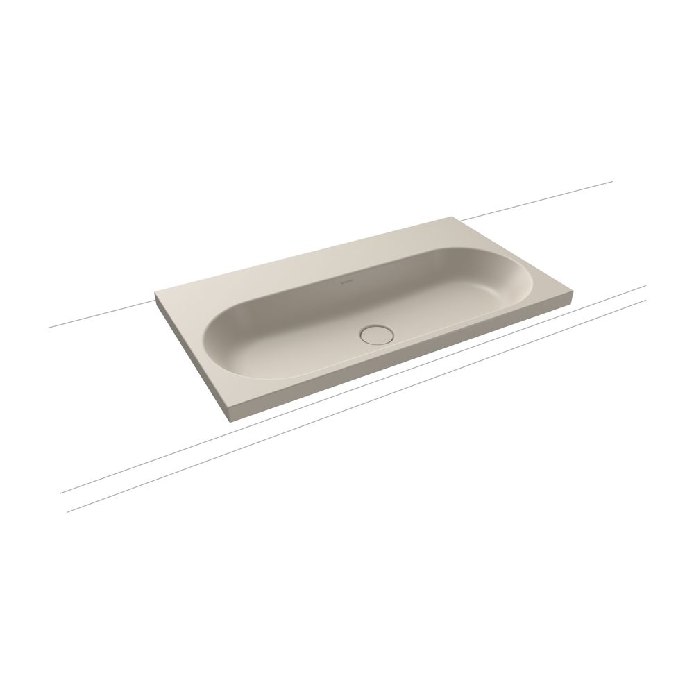 Kaldewei Aufsatzwaschtisch Centro rechteckig 112x500x900mm, Warm Grey 10, ohne H... KALDEWEI-902906003668 4063728000659 (Abb. 2)