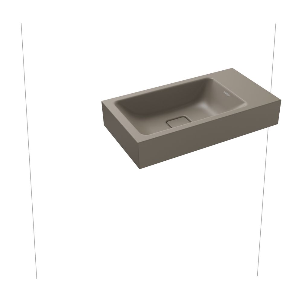 Kaldewei Wand-Handwaschtisch Cono rechteckig 102x300x550mm, Warm Grey 60, rechts... KALDEWEI-908006003671 4063728105880 (Abb. 2)