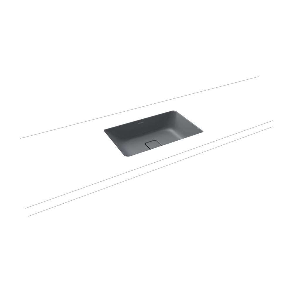 Kaldewei Unterbauwaschtisch Cono rechteckig 112x382x569mm, Cool Grey 70, ohne HL... KALDEWEI-902306003665 4063728005333 (Abb. 2)